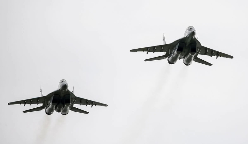 MIG-29 fighter aircrafts